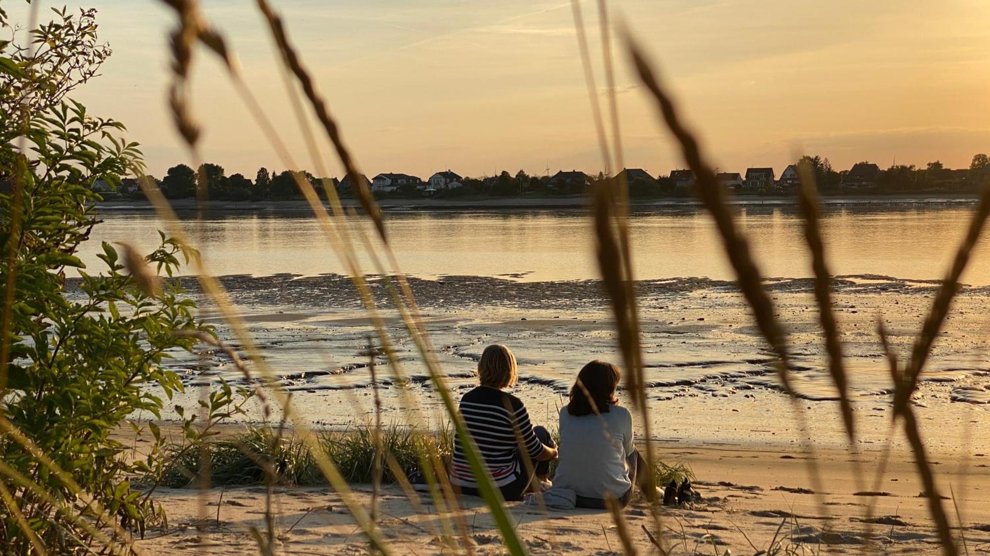 Ferienwohnung Sonnenaufgangsgenuss Harriersand Schwanewede Bagian luar foto