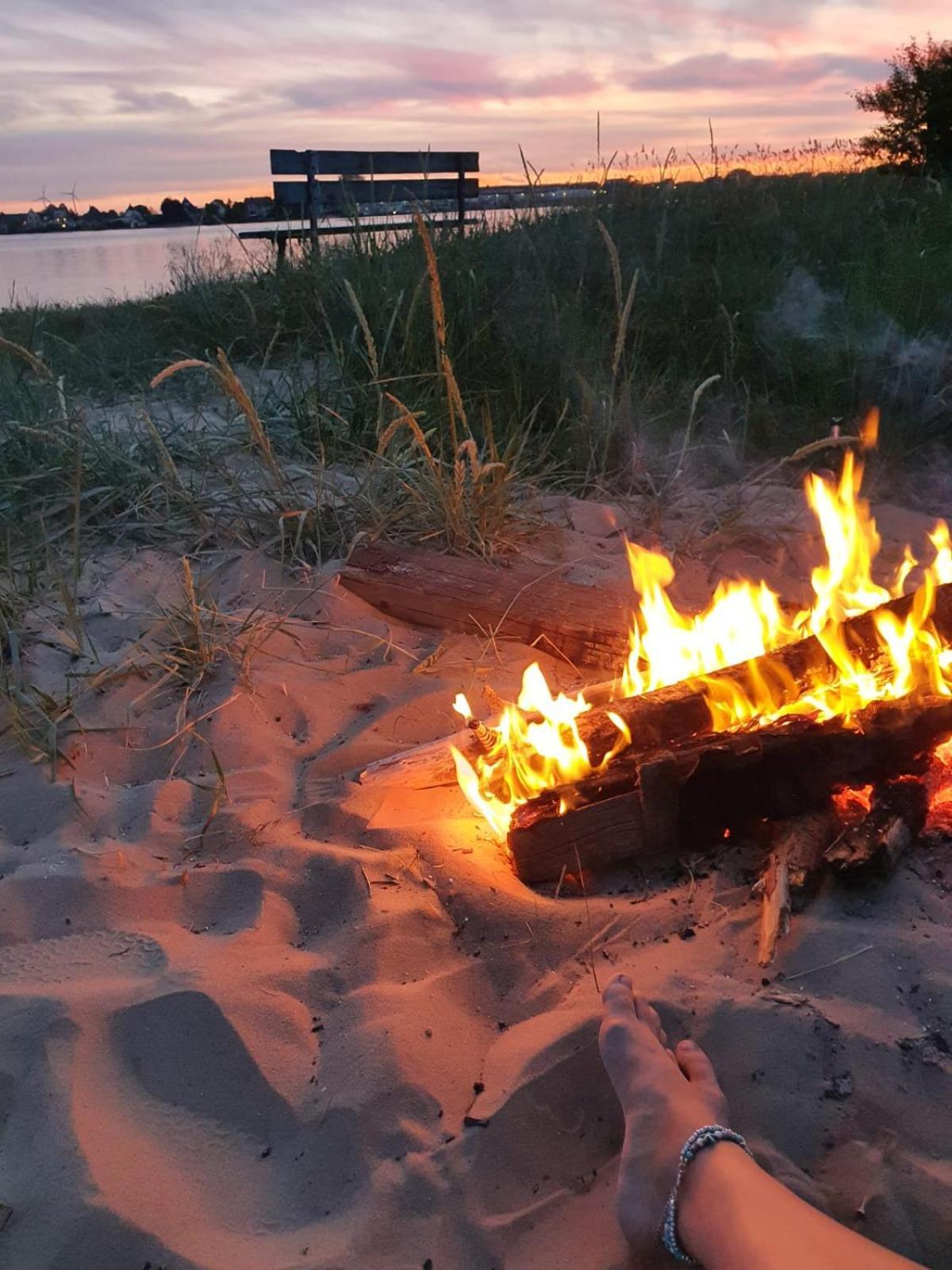 Ferienwohnung Sonnenaufgangsgenuss Harriersand Schwanewede Bagian luar foto